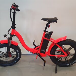Kokkupandav elektrjalgratas Ecoscooter Fat-Bike S3L Neon-red