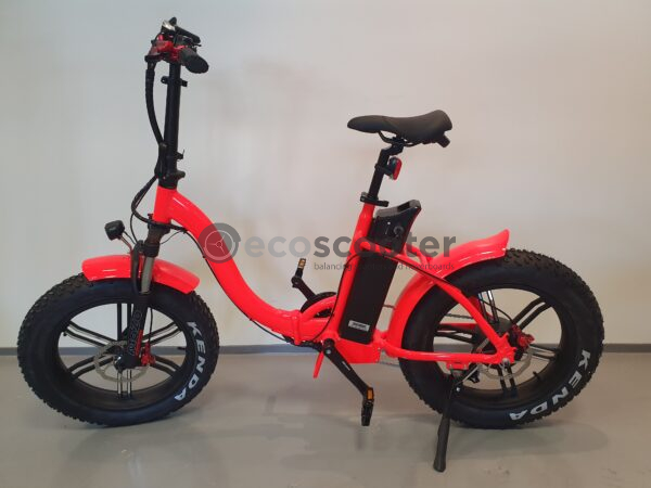 Kokkupandav elektrjalgratas Ecoscooter Fat-Bike S3L Neon-red