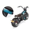 Электроскутер Ecoscooter CityCoco M8-20 синий (пре заказ) — изображение 5
