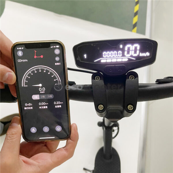 Electric scooter ecoscooter MAX 23PLUS- black - Image 10