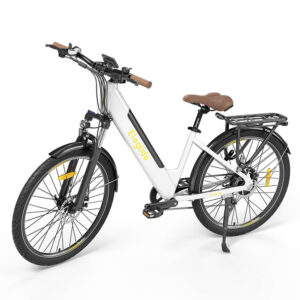 Ecoscooter Elektriratas Eleglide T1-Stepthru valge