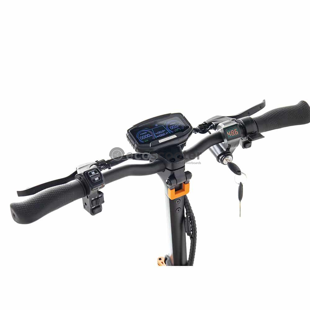 Bouton De Commande Pour Scooter Kukirin G2Pro/G2Max - 4 Fonctions (Klaxon, Clignotants), Étanche, Noir