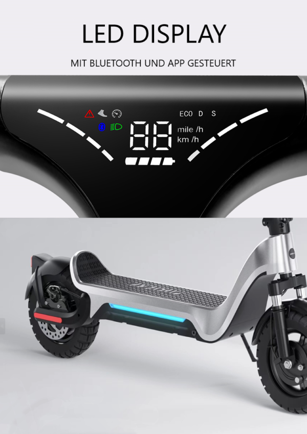 электросамокат Ecoscooter-S9 Pro – черный — изображение 4