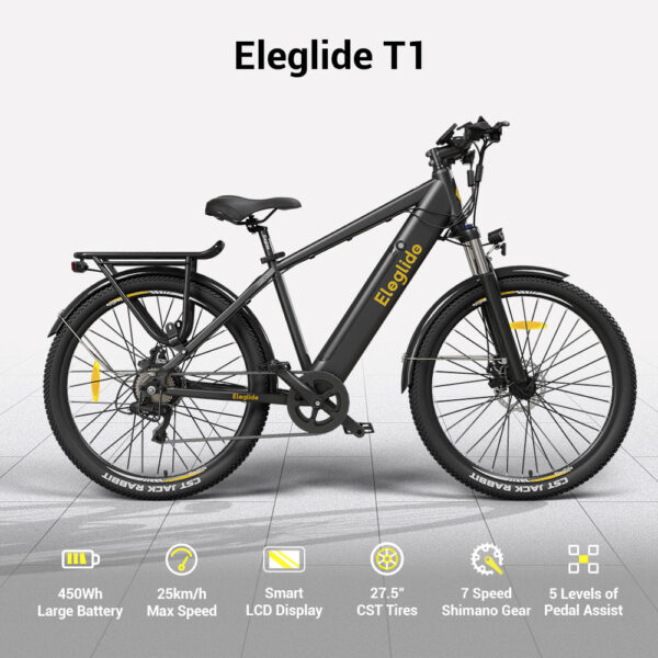 Ecoscooter Elektriratas Eleglide T1 hall - Image 11